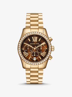 michael kors lexington smartwatch|lexington pavé gold tone watch.